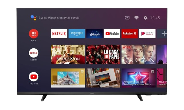TV de LCD com alta definição e design moderno