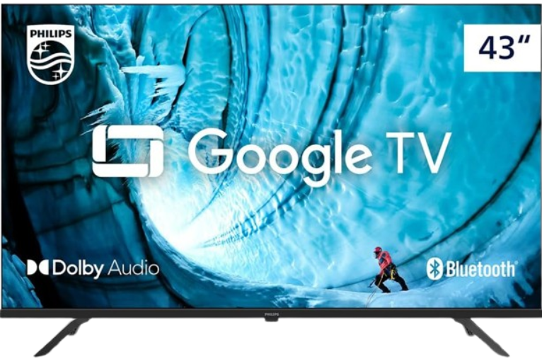 TV LCD Full HD com imagens nítidas